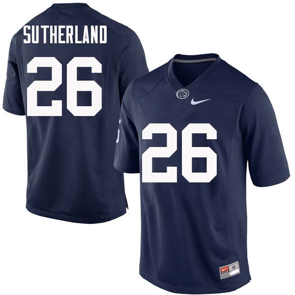 NCAA Nike Men's Penn State Nittany Lions Jonathan Sutherland #26 College Football Authentic Navy Stitched Jersey ORW5798HV